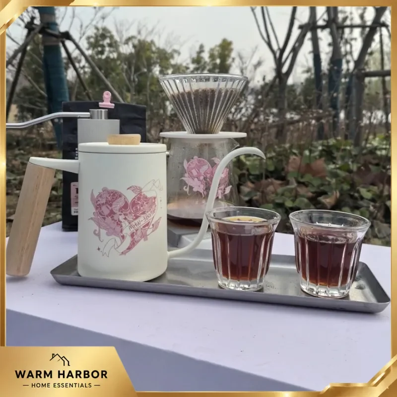 Mhw-3bomber Pour Over Coffee Maker Set Gift Box Manual Coffee Brewing Kit Barista Tool Coffee Lover Gift For Women Home Kitchen