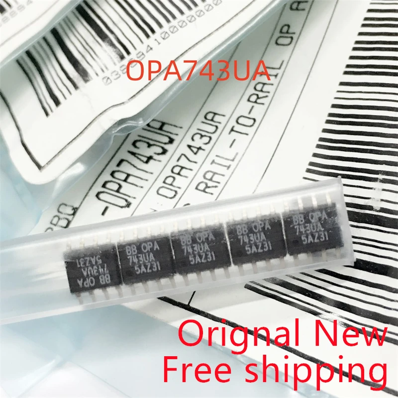 10piece New original OPA743UA integrated circuit chip OPA743 743UA package SOP8 SOP-8