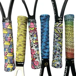 Multicolor Badminton Racket Overgrips Shock Absorption Self-adhesive Racquet Sweatband Tennis Paddle Sport Supplies Over Grips