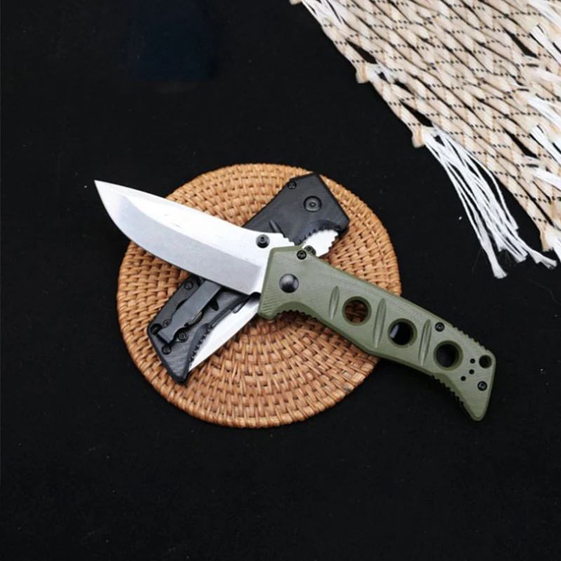 

Multicolor BM 273 Folding Knife G10 Handle Outdoor Camping Survival Security Pocket Knives