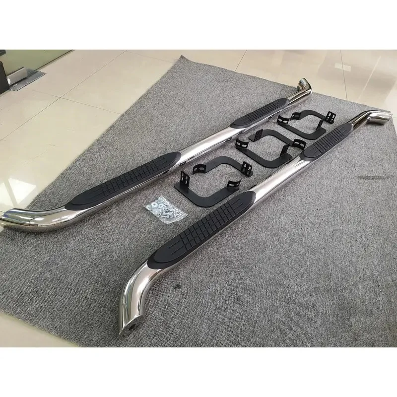 

For 2005-2023 Frontier NP300 Side Step Ne Bar Running Board Silver