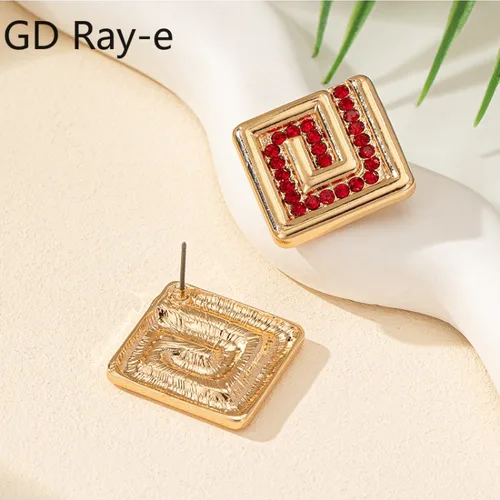 여성용 트렌디 오각형 스타 스터드 귀걸이, 미니멀리스트 스파클링 지르콘 INS 작은 귀걸이, 동료 파티 쥬얼리 