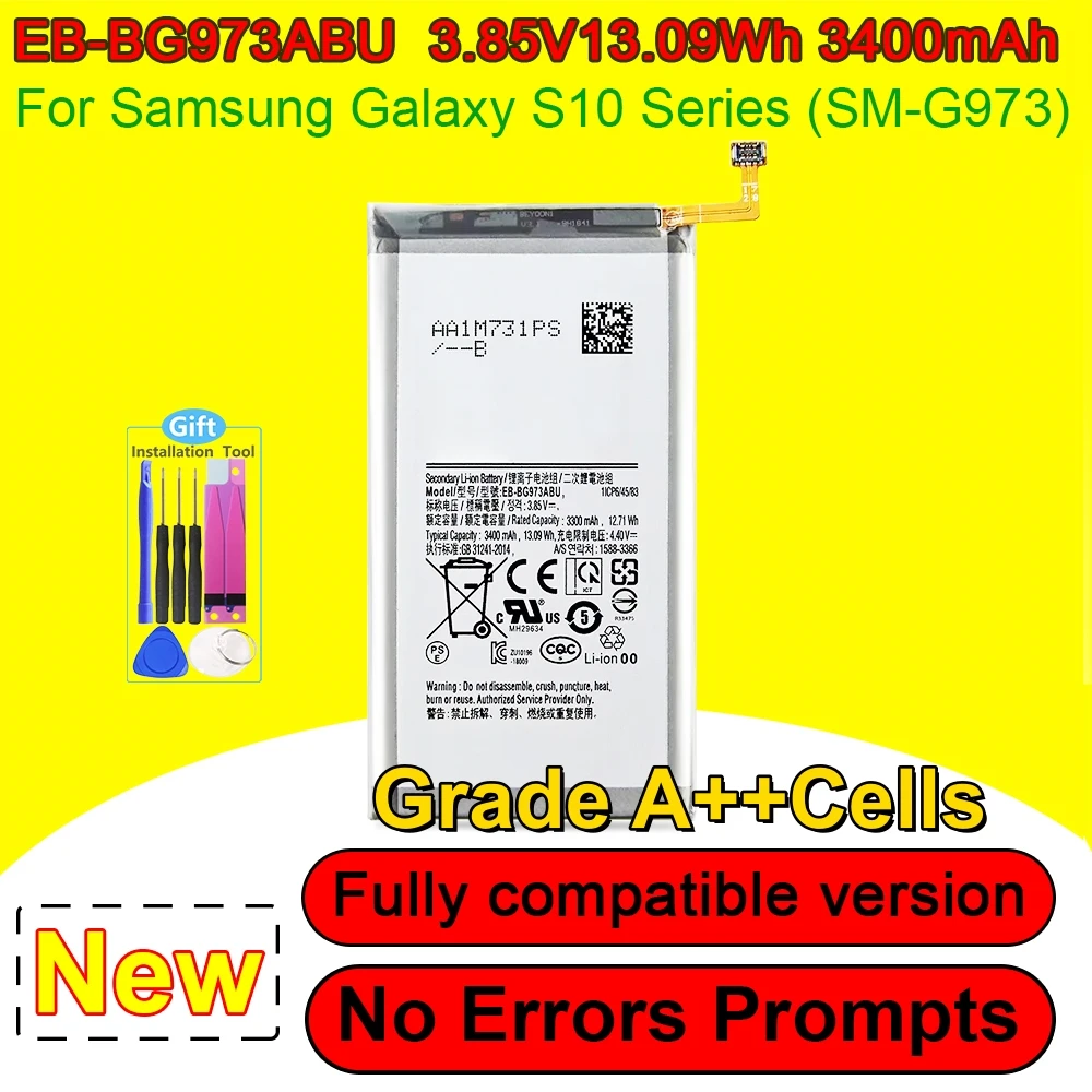 EB-BG973ABU Phone Battery For Samsung Galaxy S10 S10X SM-G9730 SM-G973 SM-G973F SM-G973U SM-G973W Phone Battery