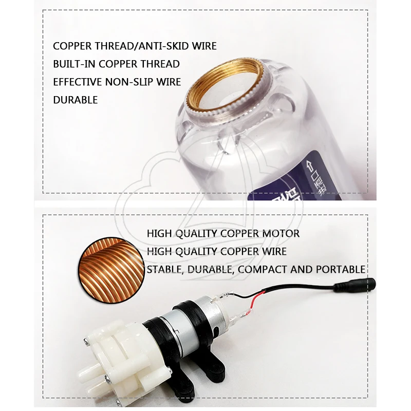 Mini Wine Filter Machine, Ceramic Activated Carbon Purifier, Household Filtration Device for Self-brewed Liquor Making