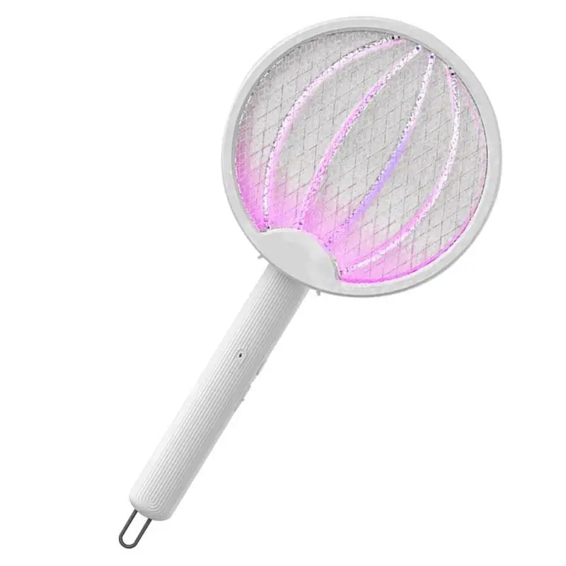 Adjustable Fly Swatter 2700W Wall Mount Electric Fly Swatter Lamp 100mAh Portable Indoor Flying Catcher USB Charging Backyard