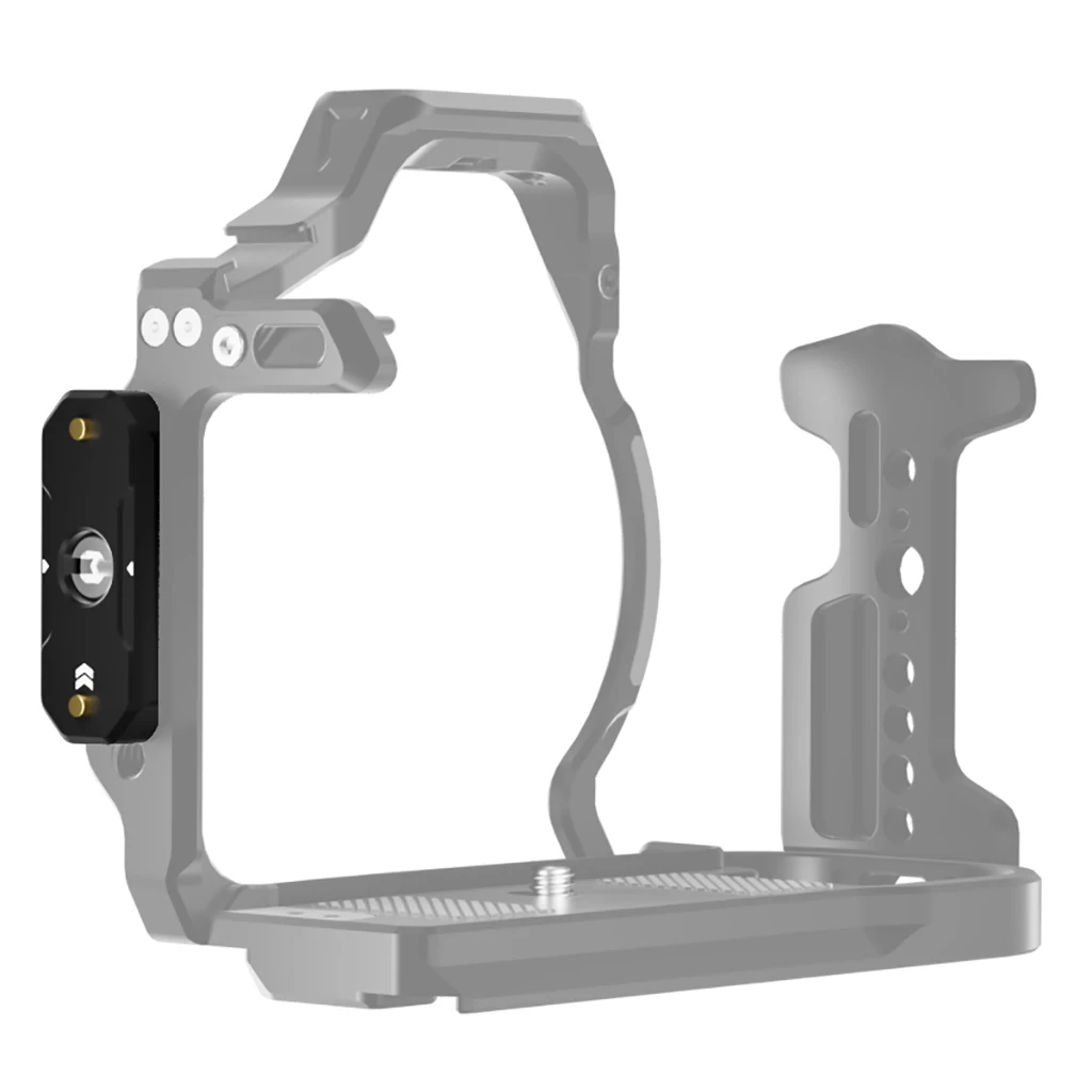 NATO-Schienen-Schnellwechselplatte für DSLR- und spiegellose Kamerakäfige mit 1/4-Zoll-Schraubgewinde, Obergriff, Monitor- und Lichthalterung – Detail 32