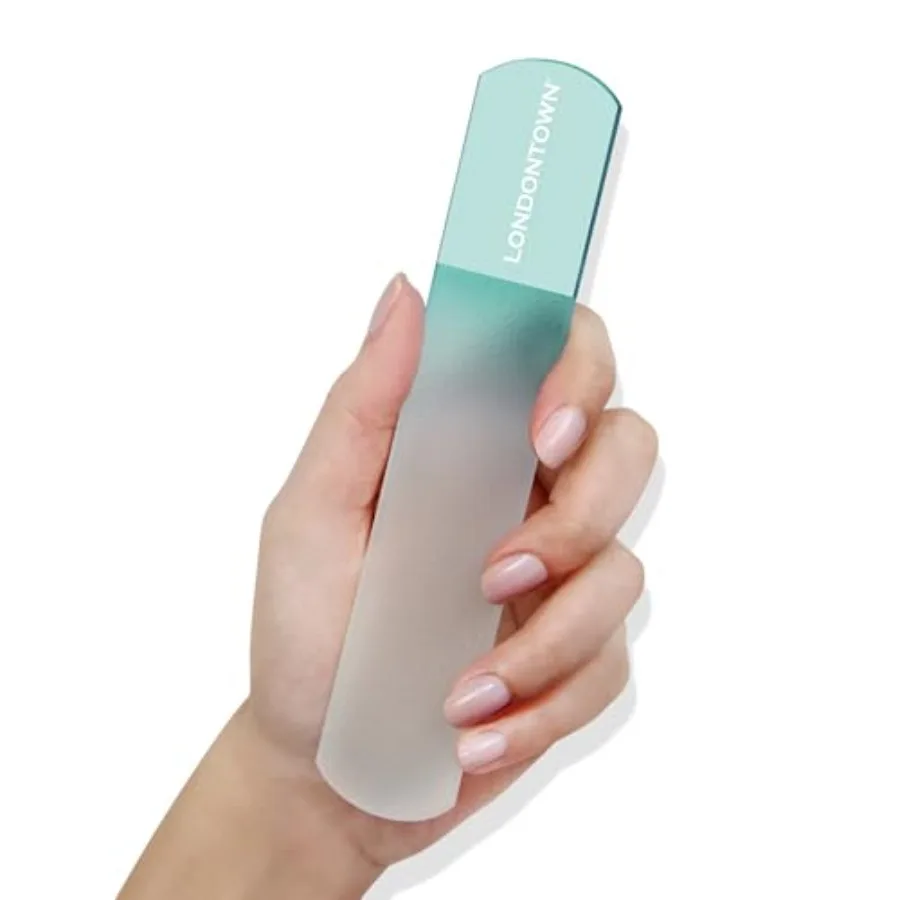 ชุดดูแลเท้าเล็บเท้า 8 ชิ้นพร้อมเครื่องมือเล็บ ตะไบเท้าแก้วและยาทาเล็บสำหรับสปาที่บ้าน เหมาะสำหรับทุกวัน F