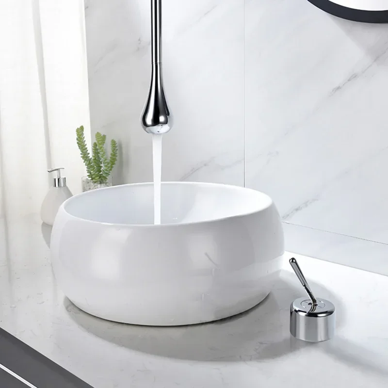 Water Drop Hang Ceiling Basin Faucet Wall Mounted Bathroom Mixer Tap Bathtub Faucet Solid Brass Matte Black Chrome Gold Brushed