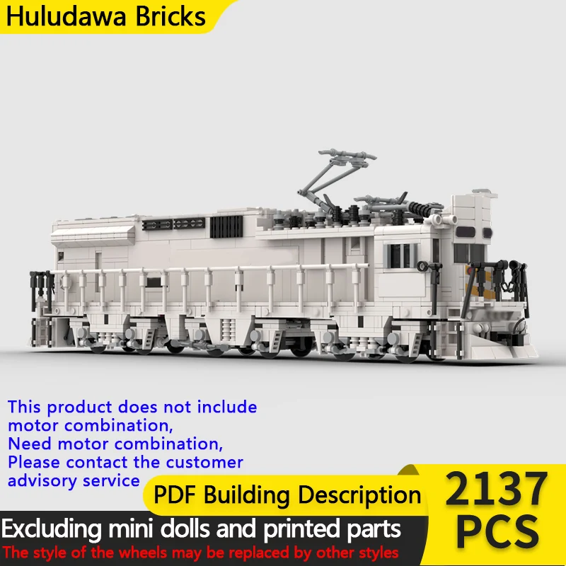 

City Car Model MOC Building Bricks GM10B Electric Locomotive Modular Technology Children Holiday Gifts Assemble Toys Suit