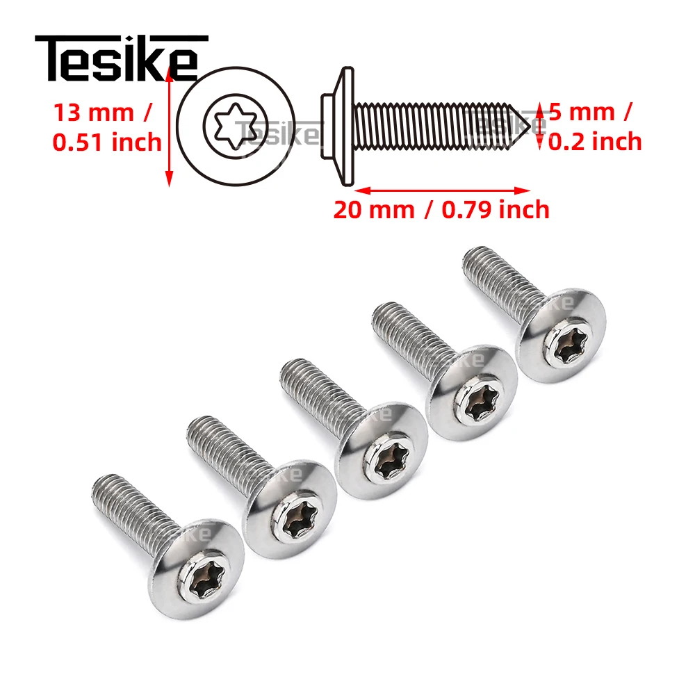 For BMW Motorcycle Shell Stainless Steel Screws R1300GS F900GS Adventure R1200GS R1250GS R1200RT S1000XR RR S1000R F750GS F850GS