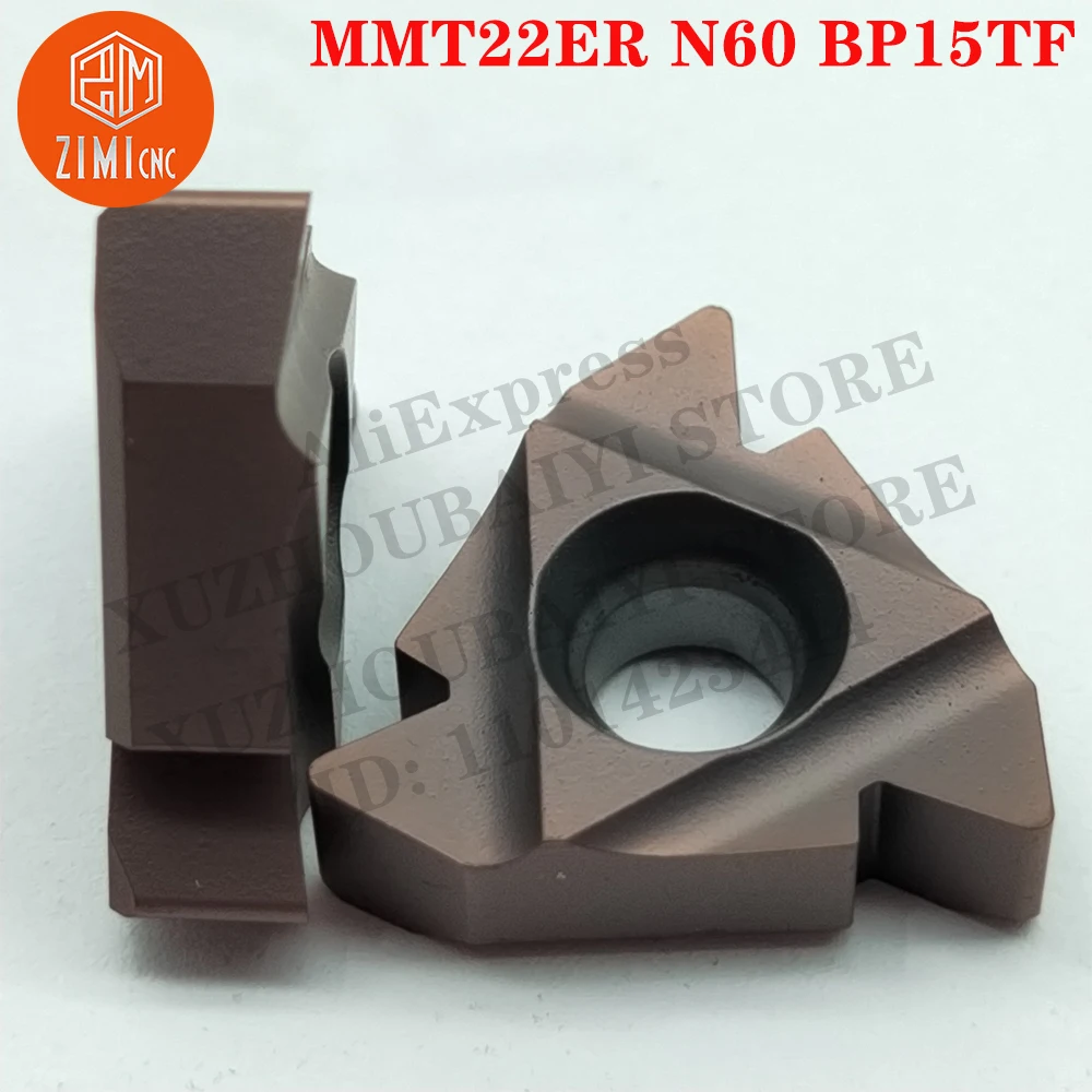 MMT22ER N60 BP15TF MMT22ER N60 كربيد خارجي تحول إدراجات الموضوع أدوات تحول القاطع أدوات قطع الخيط أدوات CNC بلاد