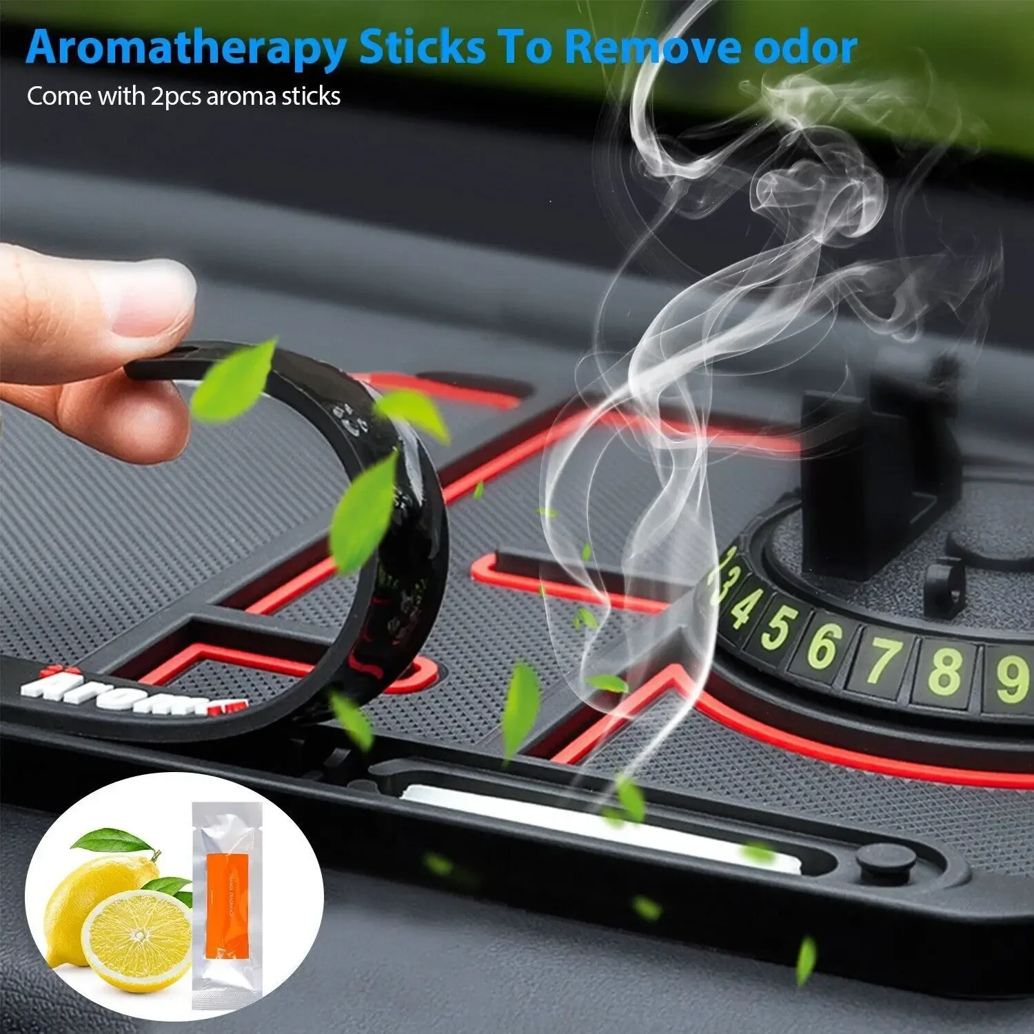 Multi Functional Car Anti Slip Mat Auto Phone Holder Non Slip Sticky Anti Slide Dash Phone Mount Silicone Dashboard Car Pad Mat