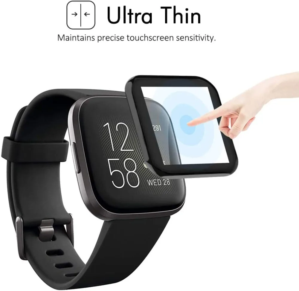 PMMA Screen Protector Full Cover for Fitbit Versa 2 3
