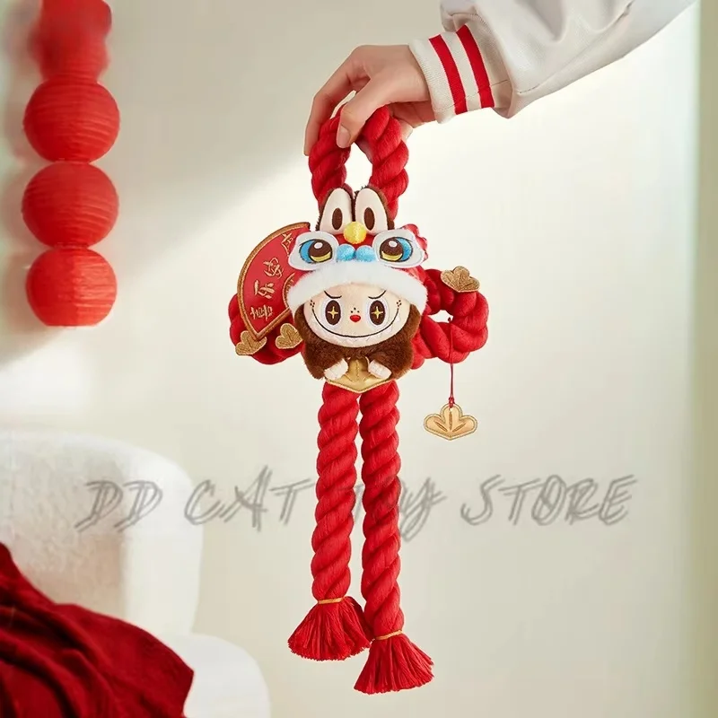 Ppmt Golden Snake New Year Series Labubu The Monsters Door Hanging Trendy Door Decor Ornament Kawaii New Year Festival Gift