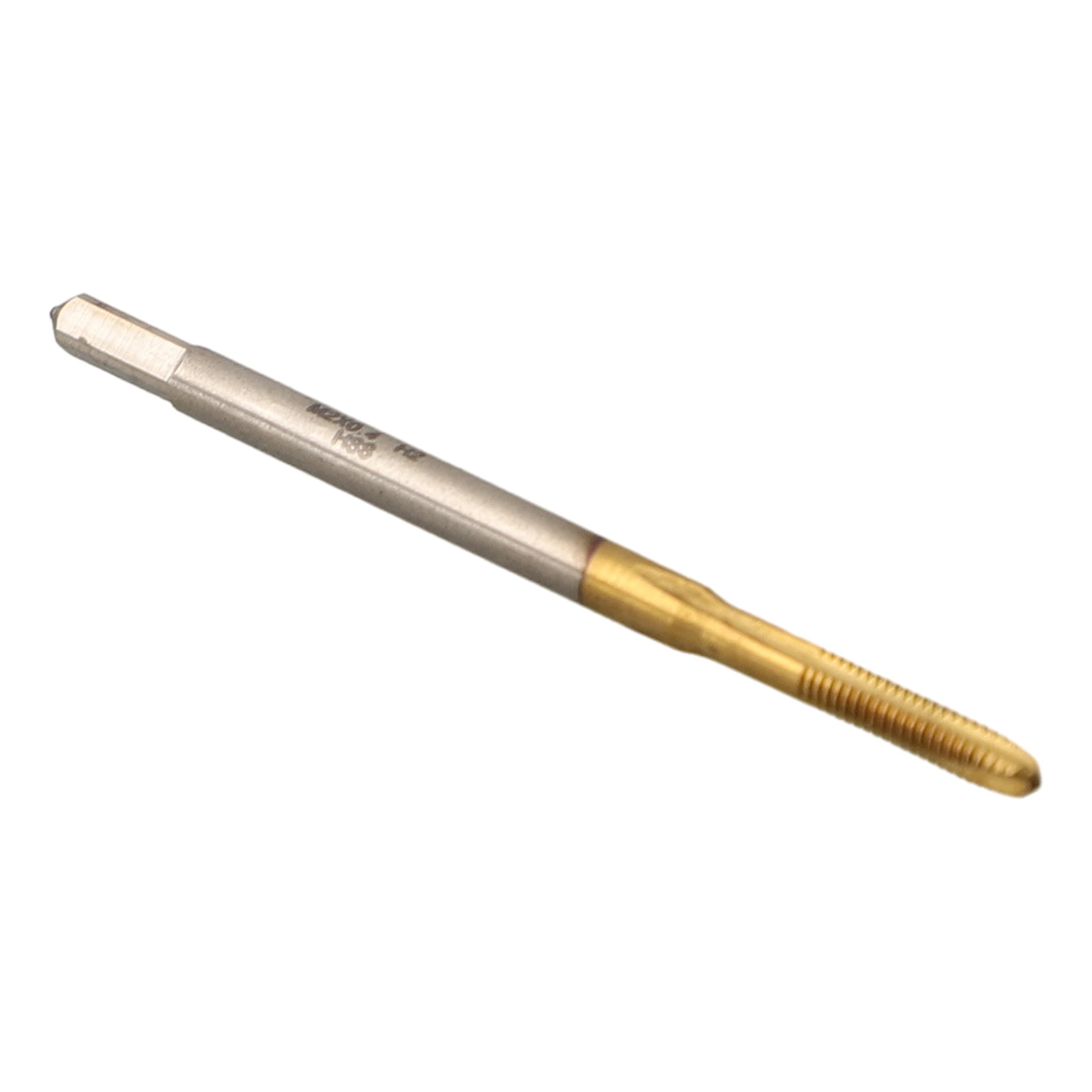 Straight Flute Thread Tap for M2-M12 Metric with HSS Coated Screw Drill Bit for High Hardness and Long Service Life