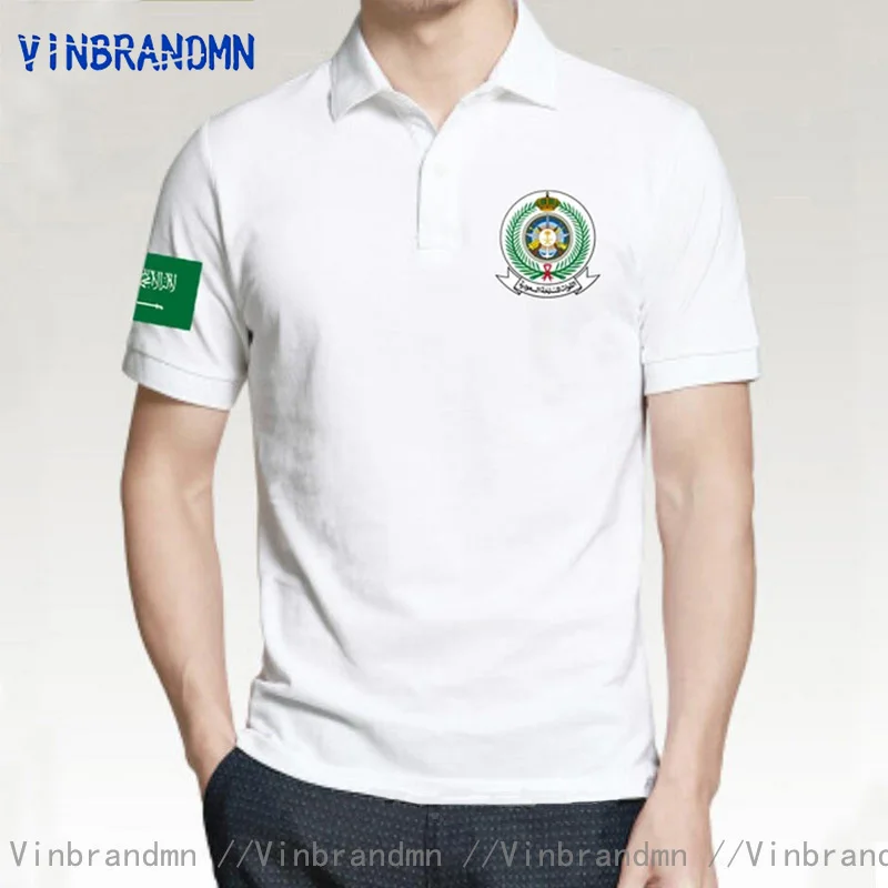 Saudi Armed Forces Lapel Polo Shirt Saudi Arabia Pilot Men Women Short Sleeve Shirt Summer Sports Jerseys Golf Tennis Polo Shirt