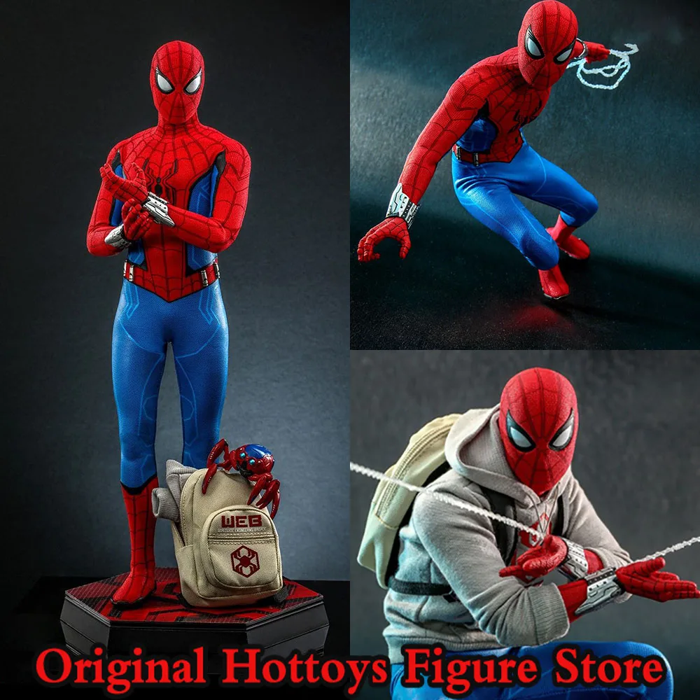 In Stock HOTTOYS HT CMS010 1/6 Scale Male Soldier Spider Man Limited Edition Full Set 12-inch Action Figure Doll Fans Gifts