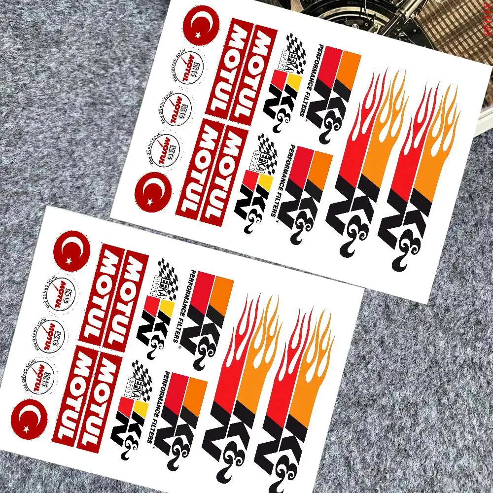 

Racing Car Pattern K-N FOTO Stickers For Kids Graffiti Skateboard Laptop Water Bottle Motorcycle Kawaii Sticker Toy Decals