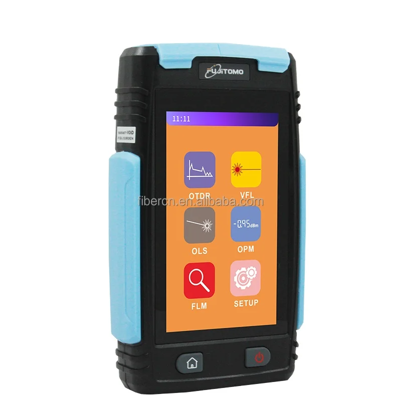 

FUJITOMO MINI OTDR FHO1000D Single mode 1310nm 1550nm 1650nm live fiber optic cable tester 24/22dB fibra optica otdr mini exfo