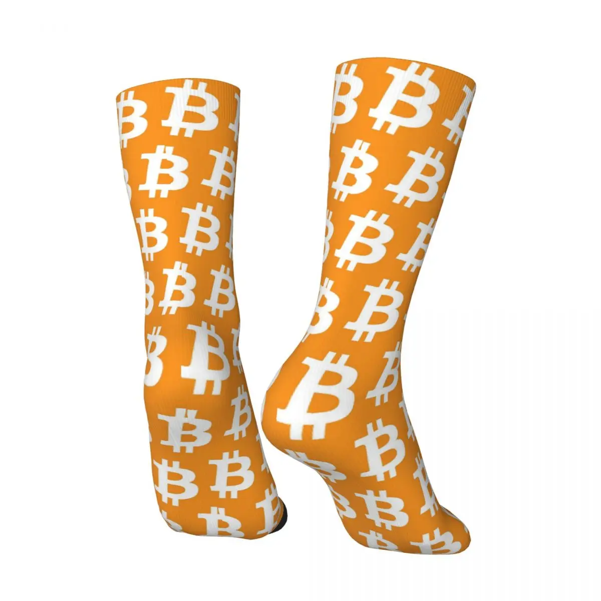 All Seasons Bitcoin CPU Miner BTC Blockchain Cryptocurrency Socks Harajuku Sport Middle Tube Socks Hip Hop Stockings