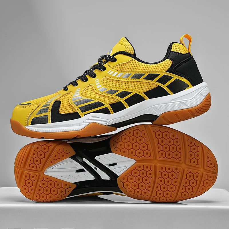 جديد الرجال المهنية أحذية كرة الريشة أحذية الكرة الطائرة أحذية رياضية داخلية خفيفة الوزن بينغ بونغ رياضة التنس التدريب أحذية رياضية