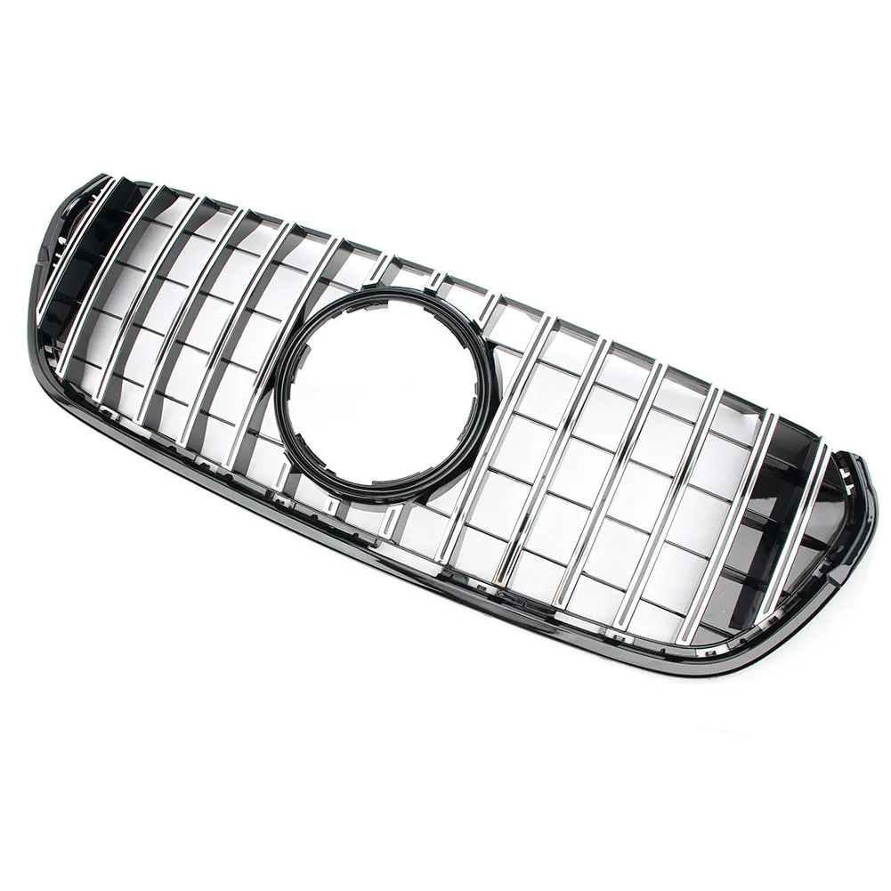 Car Front Racing Billet Bumper Grille Upper Grill Cover For Mercedes-Benz W470 X-CLASS X220d X250d X350d