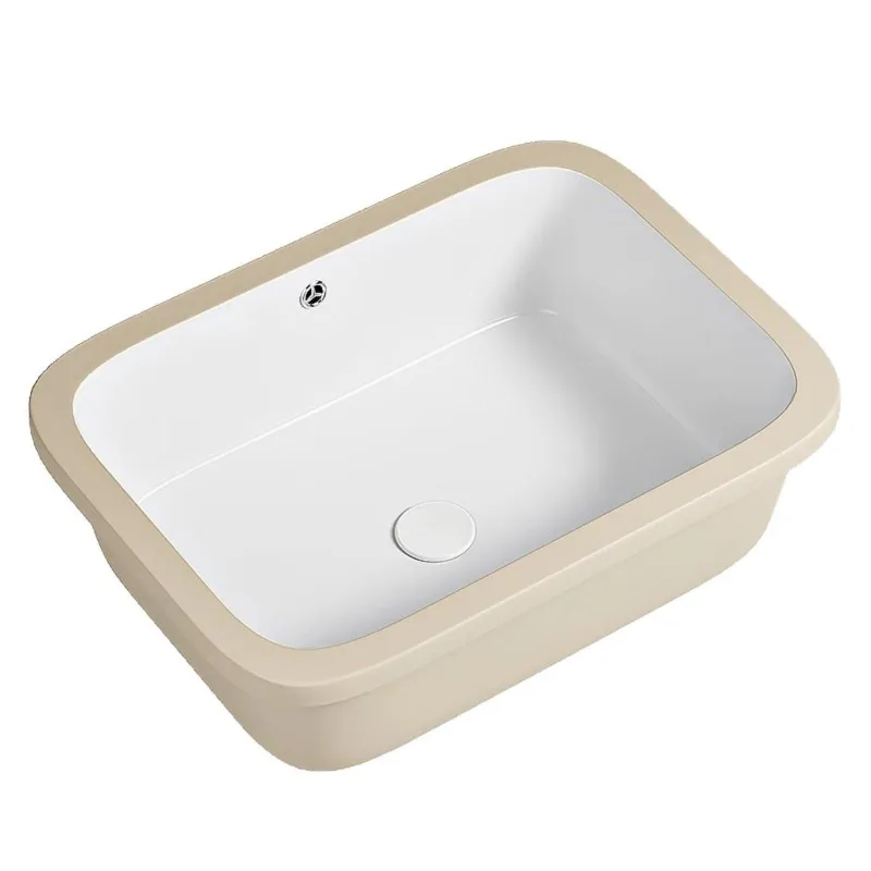 

Large capacity deepened flat bottom rounded corners, under-counter basin embedded wash basin single basin