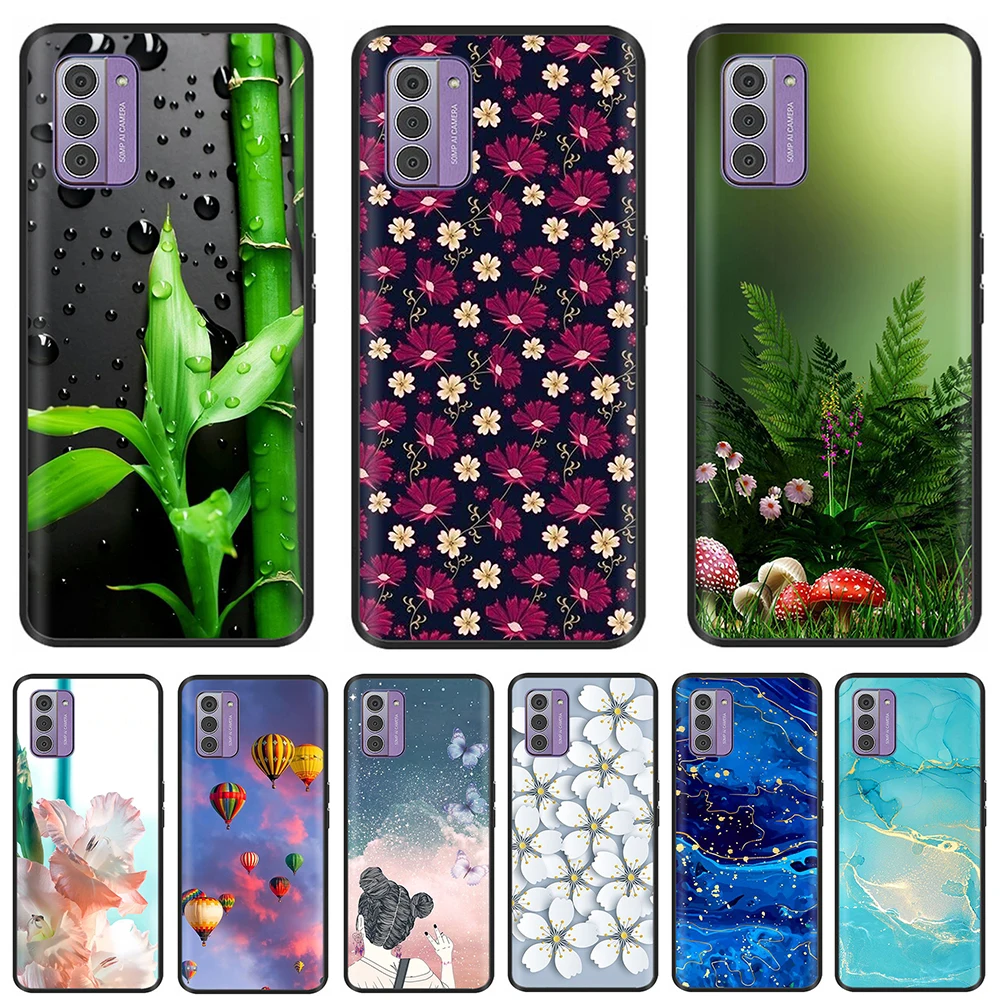 For Nokia G42 5G Case 6.56inch Daisy Ginkgo Painted Soft Silicone Phone Back Cover Cases For Nokia G42 G 42 nokiaG42 Case Fundas