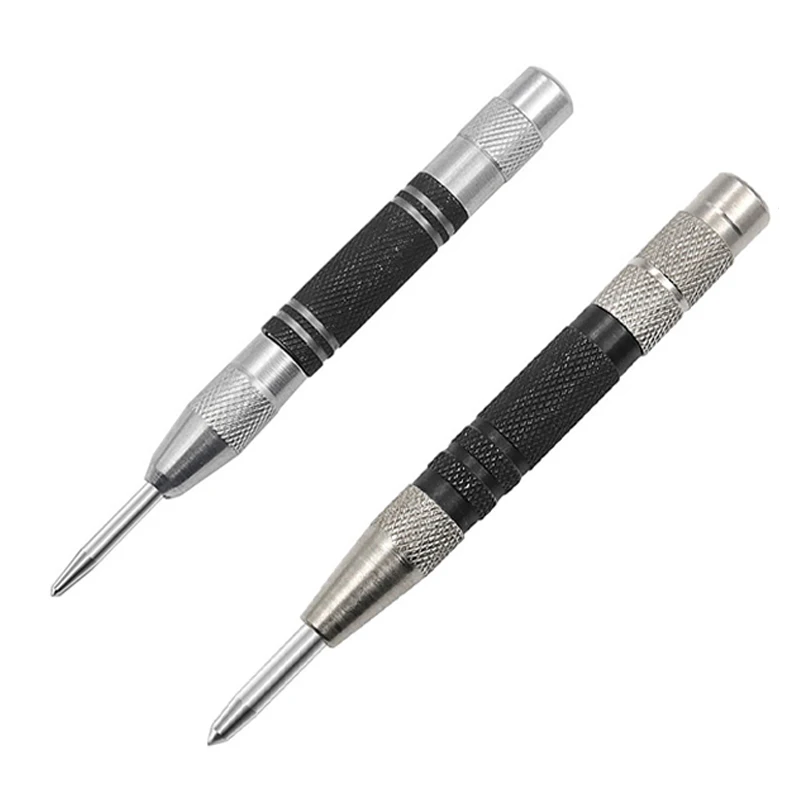 Automatic Center Punch Kerner Woodworking Metal Puncher Steel Hole Self Pin Mark Spring Loaded Dent Marker Chisel Hand Tools