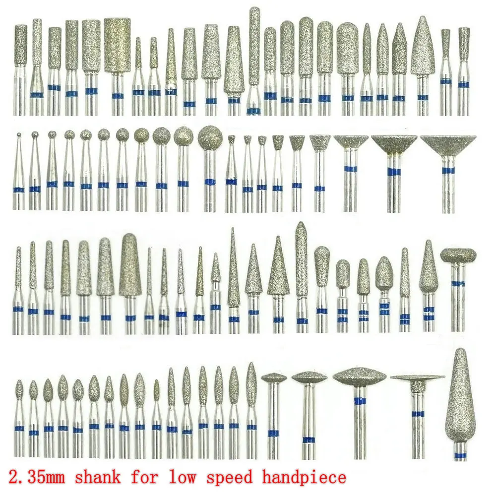 

Diamond Nail Drill Milling Cutter for Manicure Rotary Bits Cuticle Clean Accessories Dental Diamond Burs 1pc 2.35mm shank