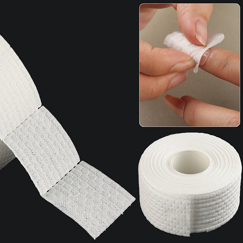 500/1000 Stück Rolle Professionelle fusselfreie Nagelkunst-Gel-Lackentferner-Wattepads Nagelreinigungstücher Kosmetische Reinigungswatte