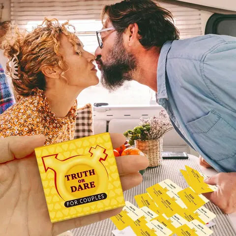 Truth Or Dare for Couples Lovers Board Game Naughty Fun Game Challenge Romantic Game Christmas Halloween Thanksgiving Gift