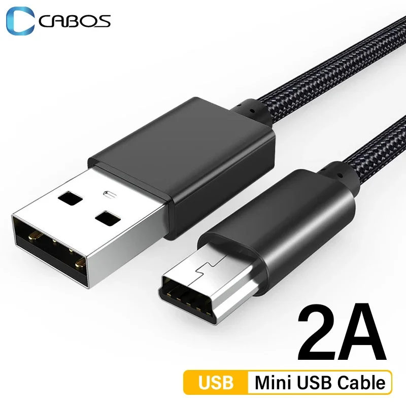 

Кабель Mini USB на USB 2A для быстрой зарядки и передачи данных для MP3 MP4 плеера автомобильного видеорегистратора GPS цифровой камеры HDD ноутбука