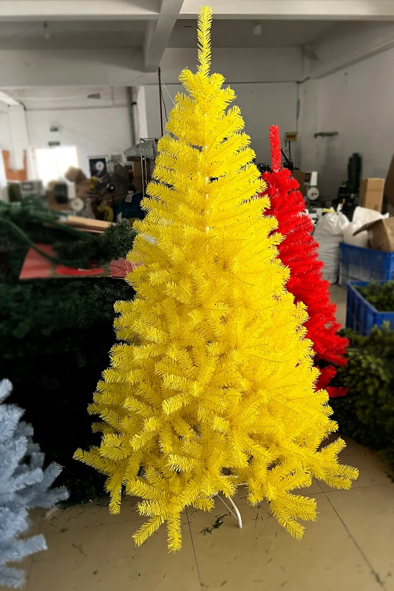 Golden Christmas tree 150cm180cm210cm Christmas decorations PVC Christmas tree multi-size can be made