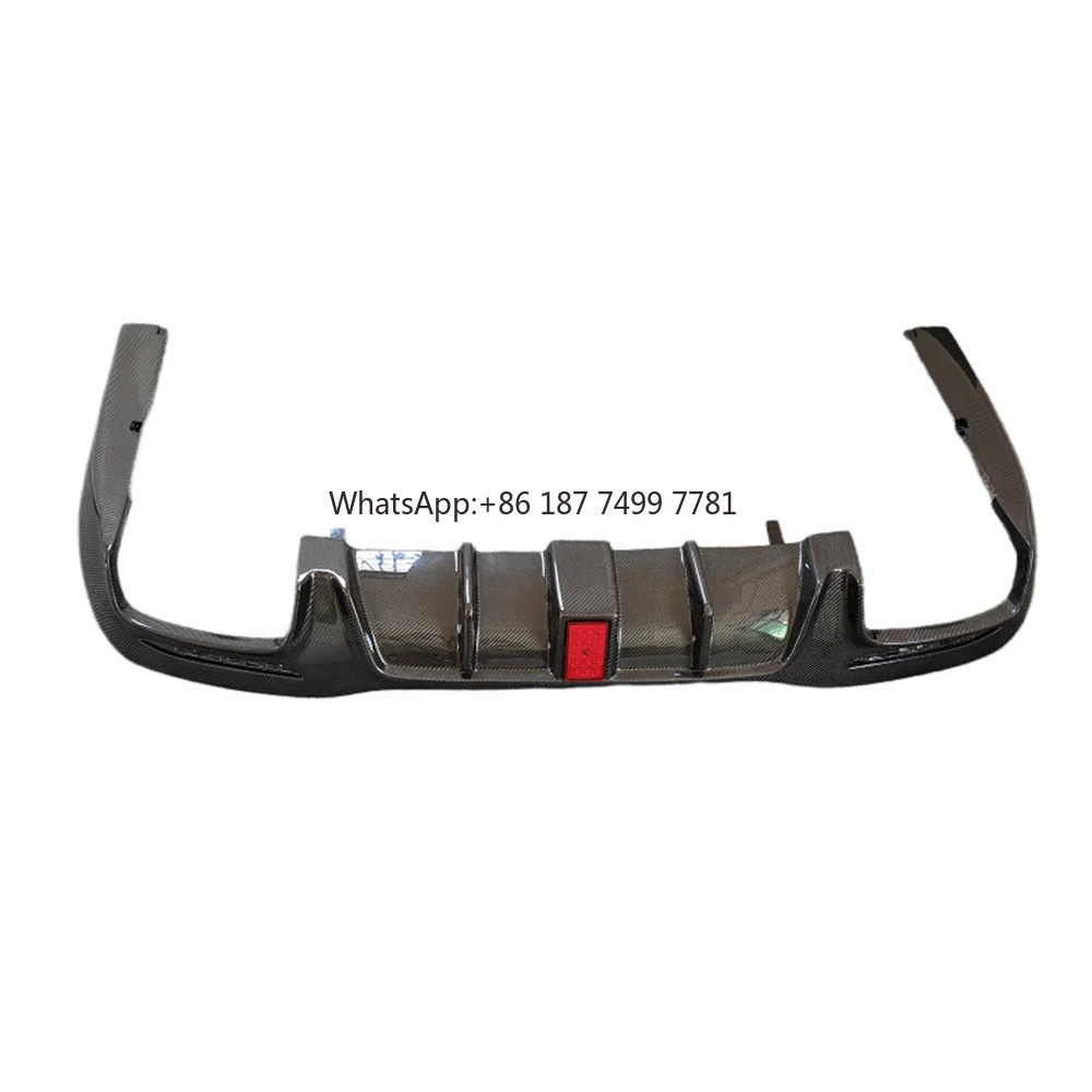 

For 2017-2020. . S-Class W222 S63 B-style Carbon Fiber Rear Bumper Diffuser Body Kit