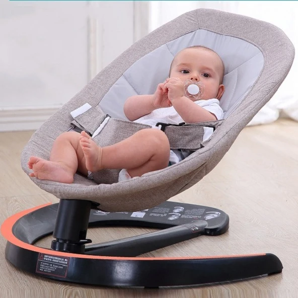 Radiation-Free Natural Baby Swing Ergonomic Newborn Bed Portable Crib Manual Rocking Chair For Children Ages