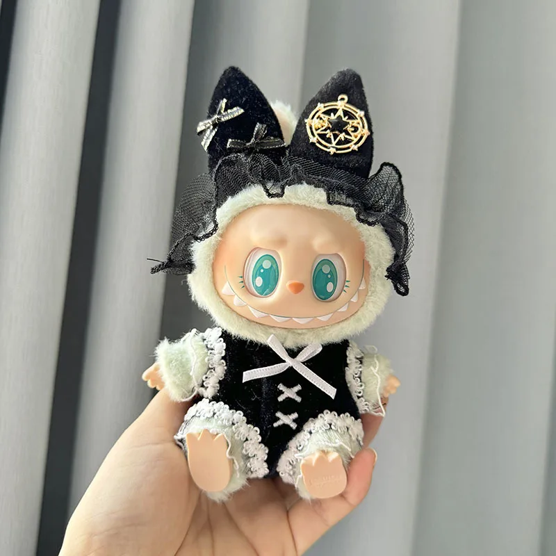 17cm Mini Plush Doll'S Clothes Outfit Korea Kpop Exo Labubu I II Idol Dolls Sitting Party Series Clothing Gifts for Christmas