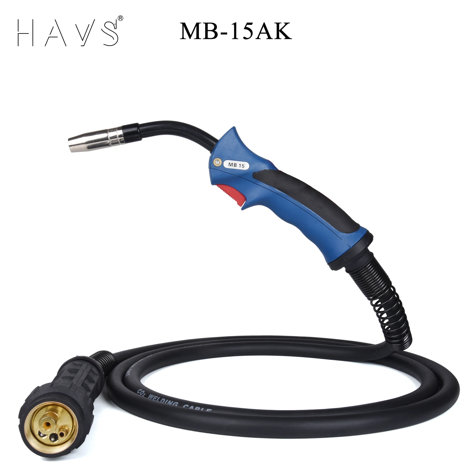 

15AK 180A MIG/MAG Welding Torch Gun 3M/9.84Ft European Connector For Binzel MB 15 Welder Machine Accessories Equipment Tool