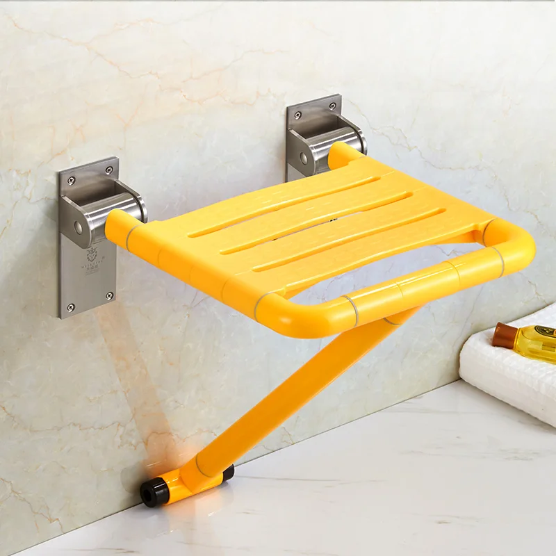 

Bathroom Folding Stool Bathroom Chair Shower Seat Wall Mounted Anti Slip Toilet Elderly Shower Seat Stool Bathroom Furniture