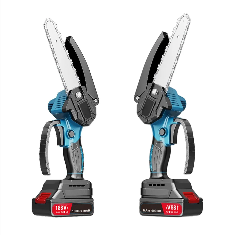 

4-Inch 6-Inch Lithium Battery Chain Saw Handheld Logging Single-Handed Saw Sierra Eléctrica Portátil Motosserra A Bateria 전기톱