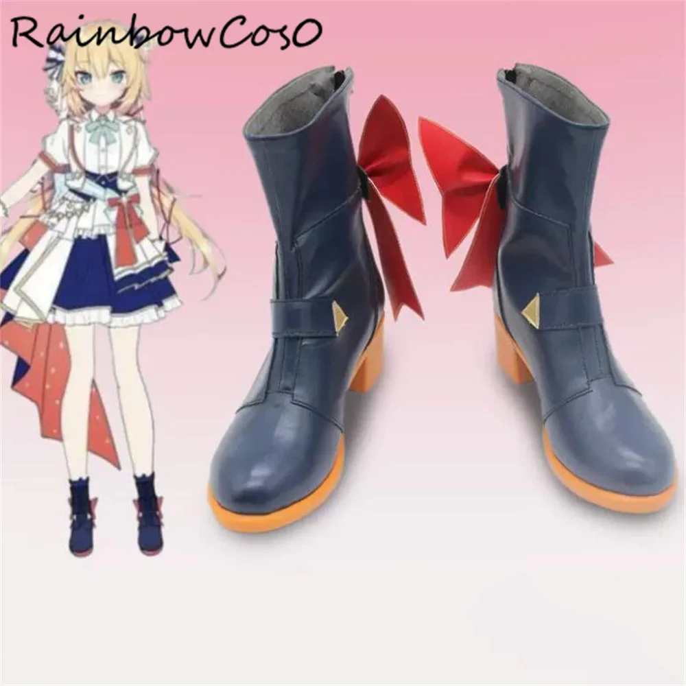 Akai Haato Haachama Virtual YouTuber VTuber Cosplay Shoes Boots Game Anime Party Halloween Christmas RainbowCos0 W4065