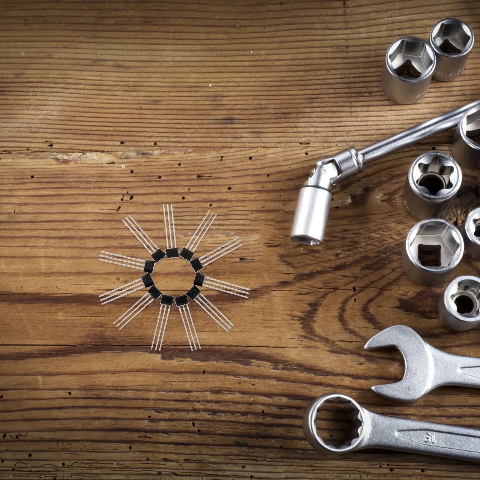 

15pcs Hall Effect Sensor High Precision Measurement Alloy Electrical Device for Home Replacement Industrial Control Easy