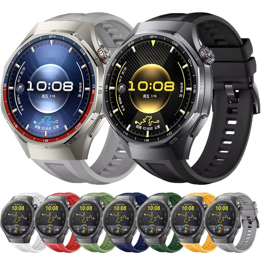 Silicone Strap For Huawei Watch GT 6 Pro 46mm Sports Band 22mm Watchband For Huawei Watch 5 4 3 GT6 GT5 GT5Pro GT4 GT3 Bracelet