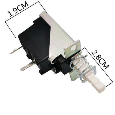 10PCS 10A 250V AC SPST 2 Pins Electric heater Push Button Power Switch KDC-A04-88 KDC-A04 Since the lock