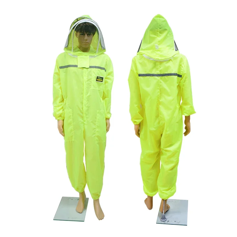 Breathability Beekeeper Suit With Attached Helmet Professional Bee Suits Beekeeper Costume Beekeeping Suits Beekeeper Gear