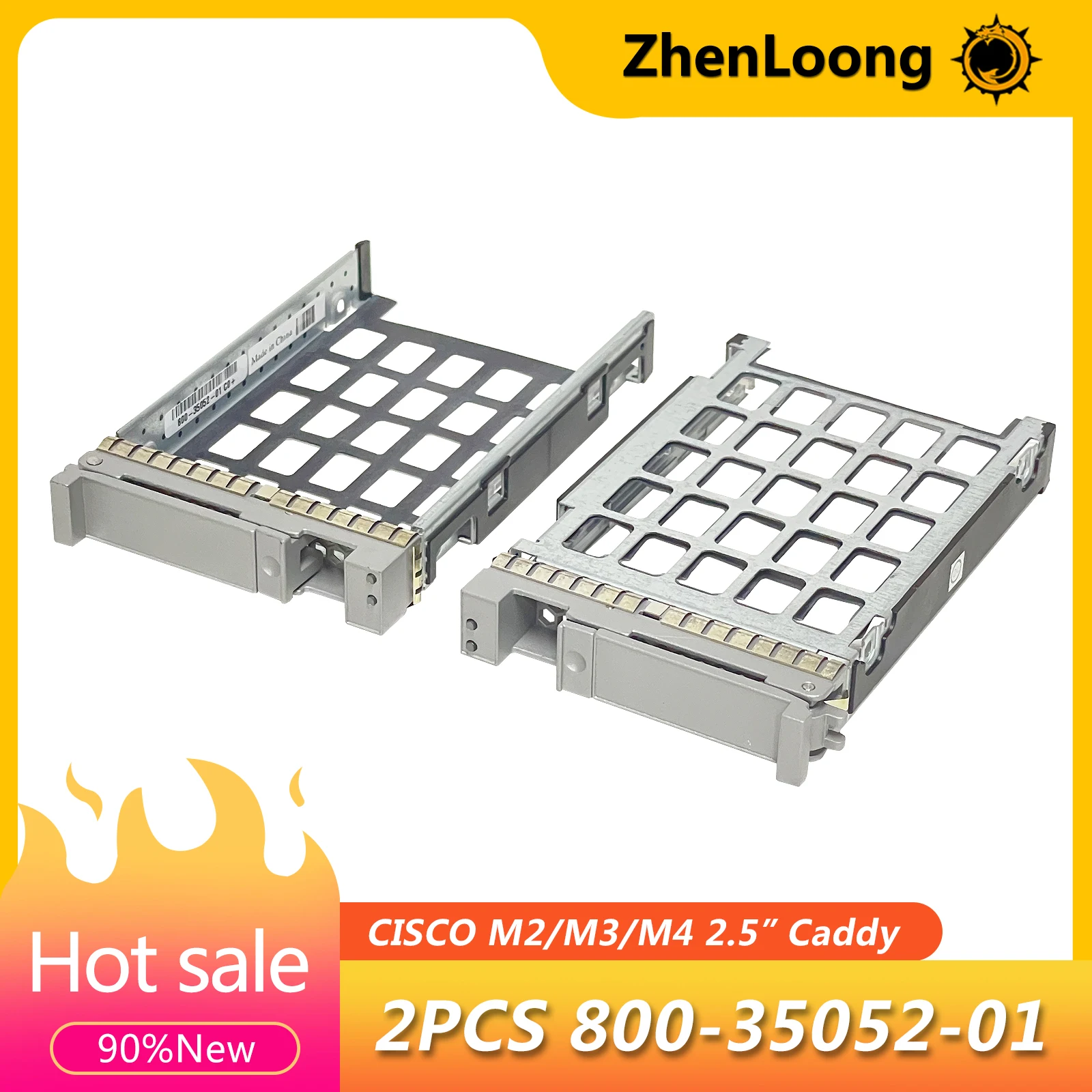 

Комплект из 2 шт. (лот) ZhenLoong 2.5'' SAS SATA кронштейн-лоток для жестких дисков 800-35052-01 для Cisco UCS C200 C220 C240 C460 M2/M3/M4