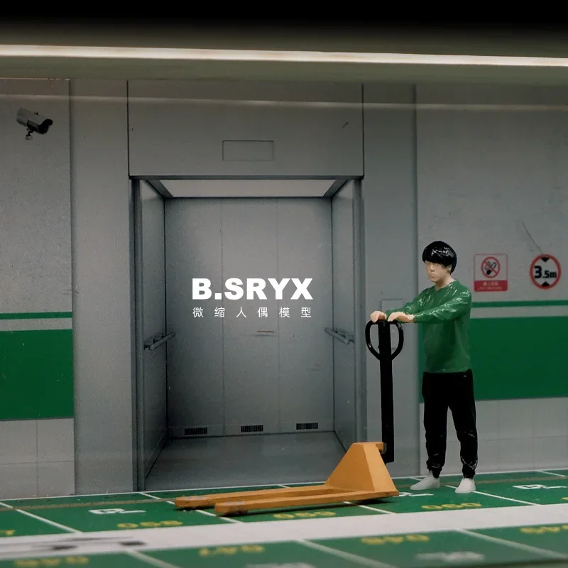 1:32 anime reboque mini boneca figura modelo em miniatura fotografia adereços modelo de cena diy mesa areia paisagismo ornamento presente