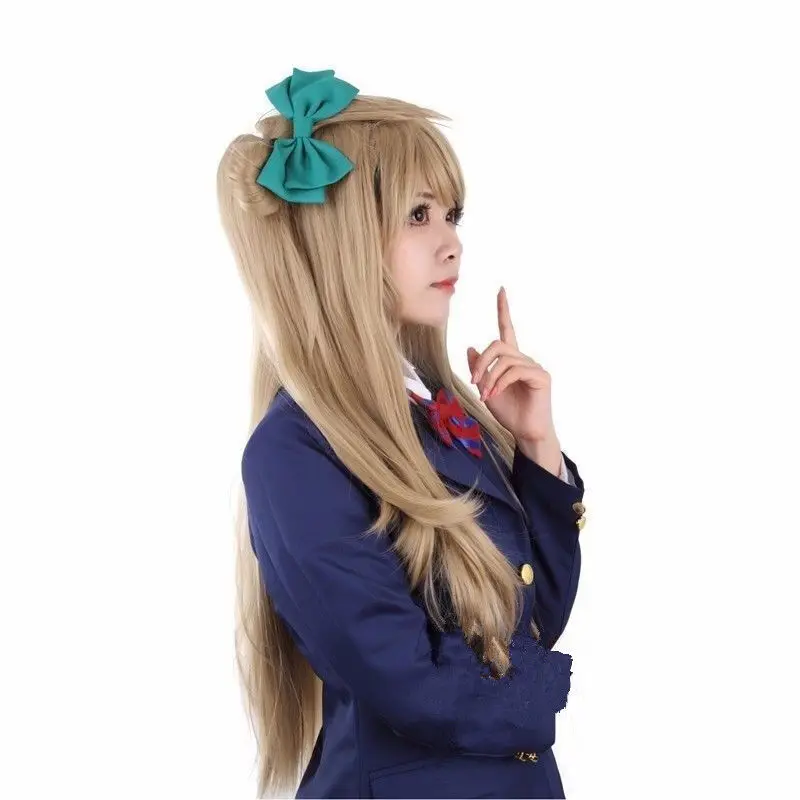 Minami Kotori Peluca de Anime para fiesta de disfraces, 80cm