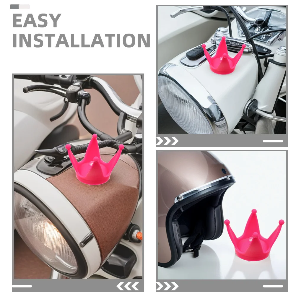 3 pçs decoração da motocicleta ventosa forte ornamento moto bicicleta esqui snowboard acessórios estilo único