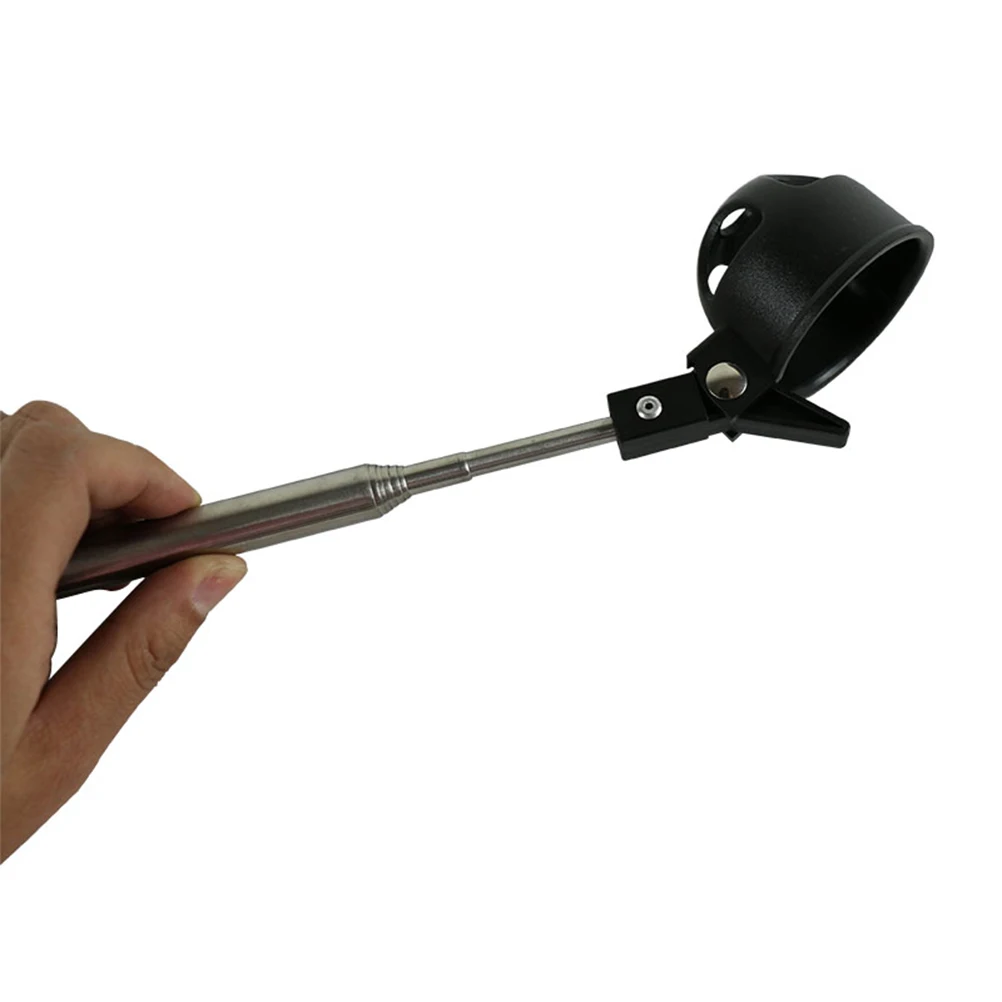 

Ball Retriever Ball Picker Telescopic Stainless Steel Shaft Anti-skid Handle Grip Automatic Locking Scoop for Ball